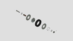 exploded view of wheel assignment